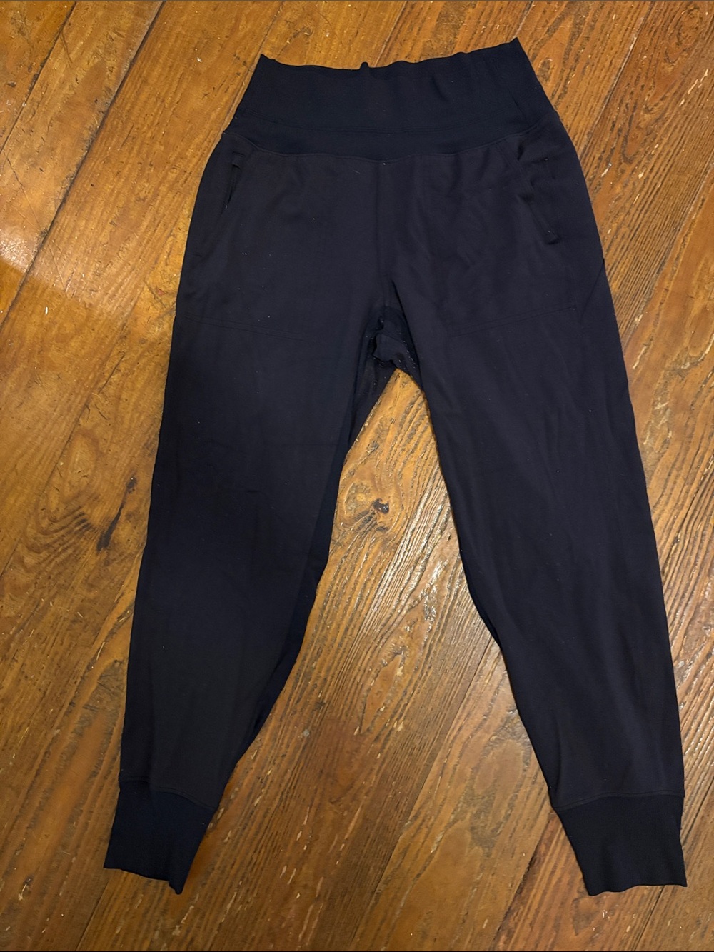 Athleta Black High-Waist Jogger Pants